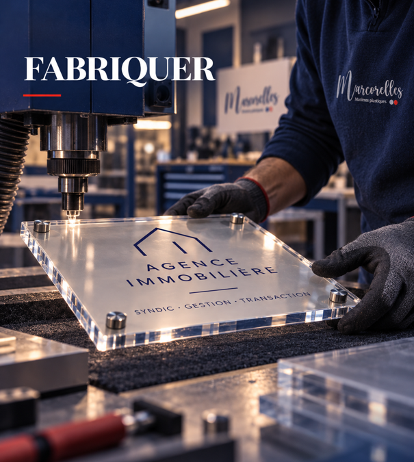 Marcorelles Montpellier fabrique de la signalétique immobilière sur mesure.